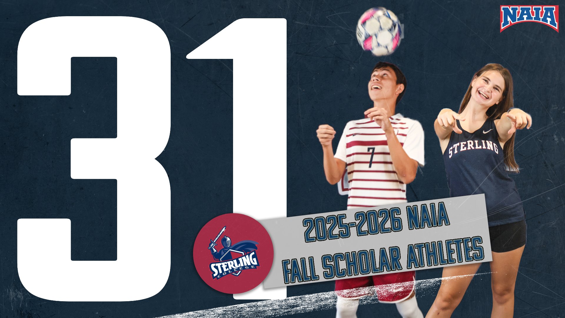 31 student-athletes earn 2025-2026 NAIA Fall Scholar-Athlete honors