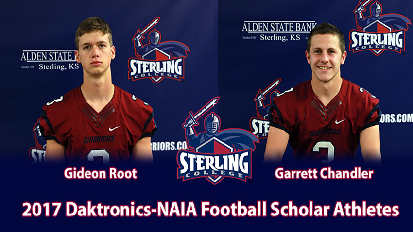 Root and Chandler Selected As 2017 Daktronics-NAIA Football Scholar-Athletes