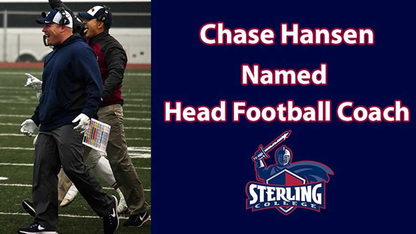 Chase Hansen Named Head Football Coach At Sterling