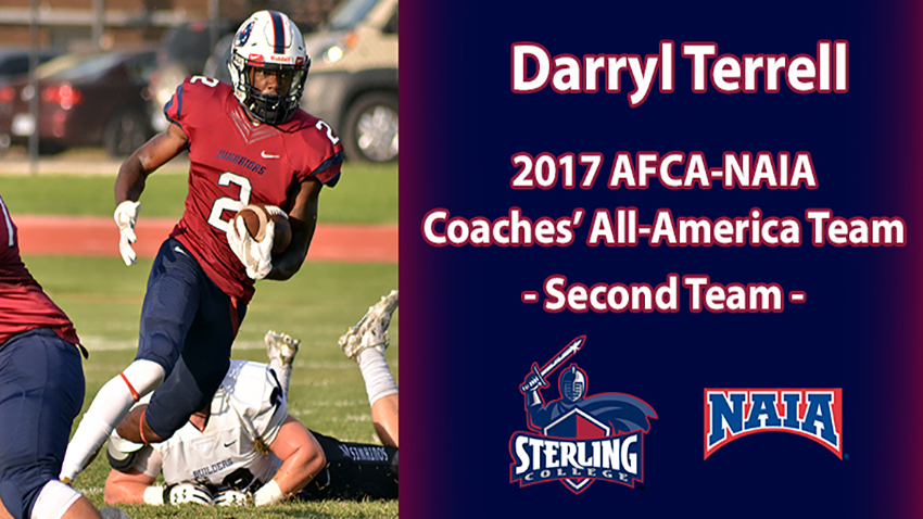 Terrell Named To 2017 AFCA-NAIA All-America Second Team
