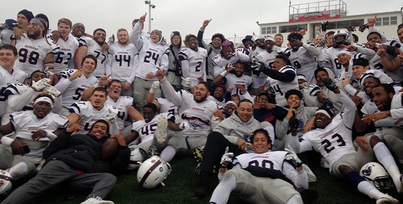 Football Defeats McPherson, 50-34; Earns KCAC Championship