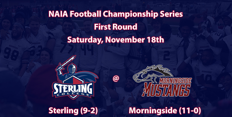 Football To Play No. 3 Morningside in First Round Of The NAIA-FCS