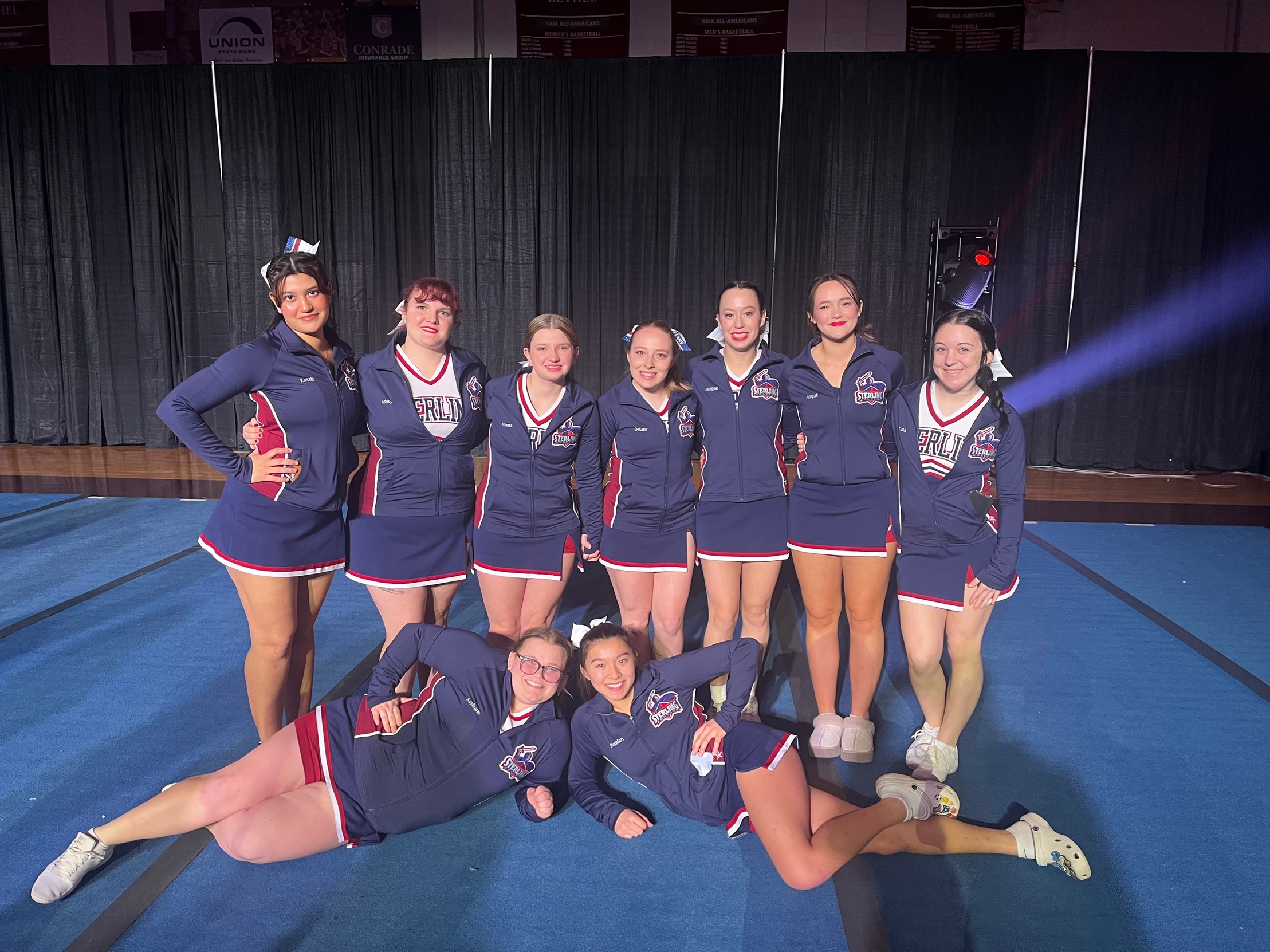 Sterling College cheer improves at Bethel Invite