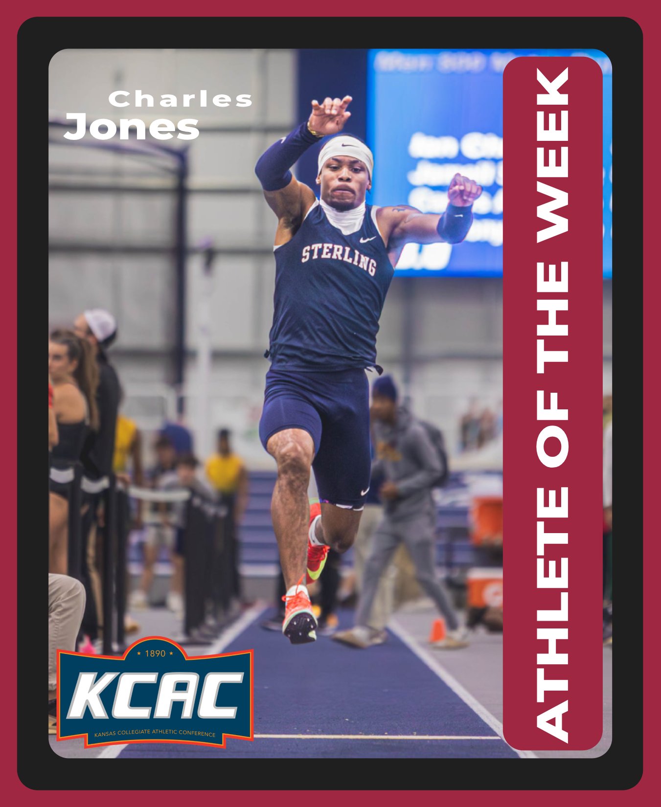 Jones earns KCAC Field Athlete of the Week