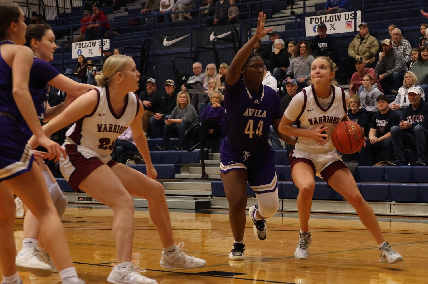 Lady Warriors upset the Valor in first round of KCAC tournament