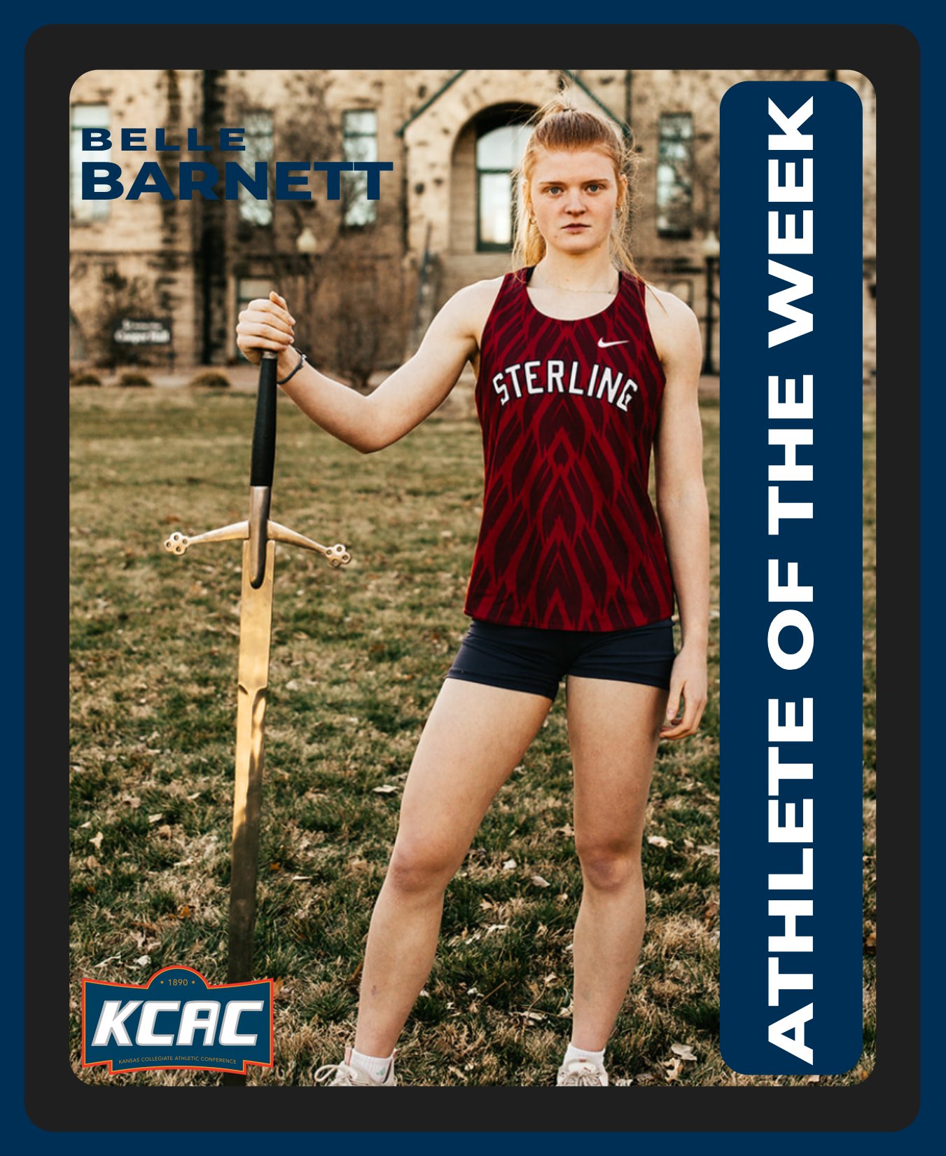 Barnett earns KCAC Field Athlete of the Week