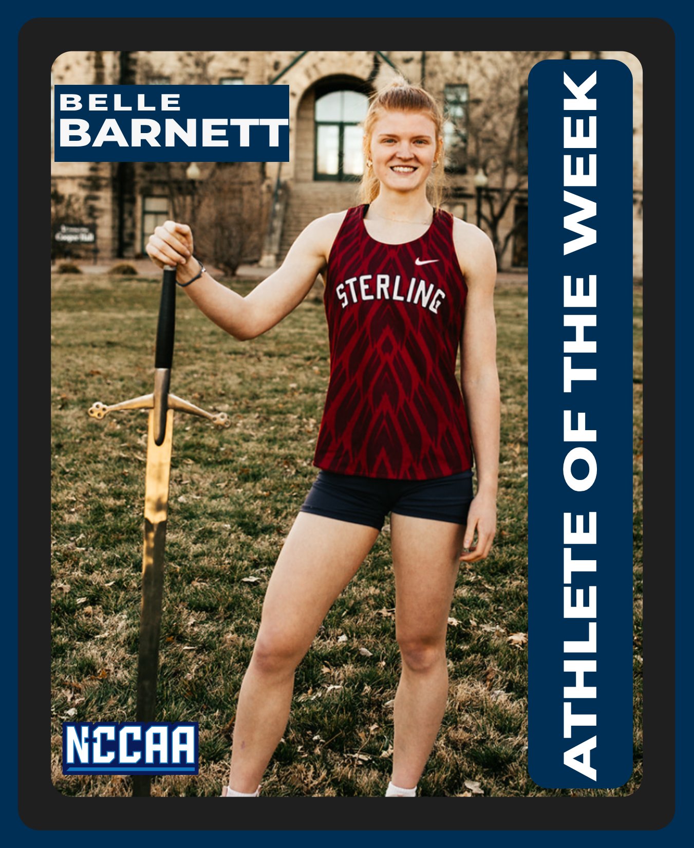 Barnett named back-to-back NCCAA Student-Athlete of the Week